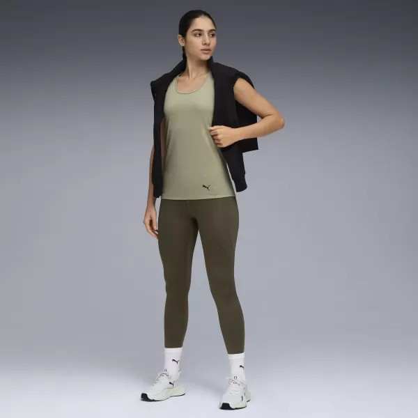  Bokavédő PUMA W TAD ESSENTIAL TIGHT - HW 7/8 52589970 SÖTÉT OLAJBOGYÓ 