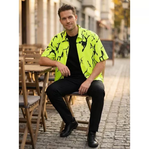  Prémium férfi ing ALTISPORT VOJ/ALM052KOS01 NEON ZÖLD 