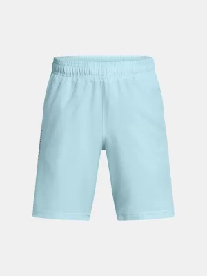 Fiú rövidnadrág UNDER ARMOUR UA TECH WOVEN WORDMARK SHORT 1383341-494 KÉK