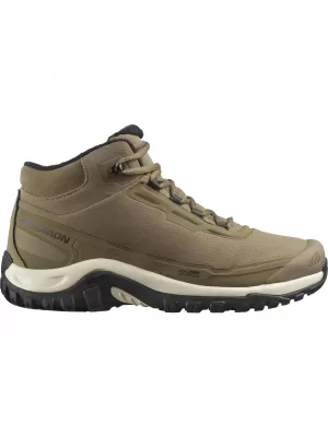 Férfi cipők SALOMON SHELTER WATERPROOF KŐSZÜRKE/FEKETE/ESŐS NAP