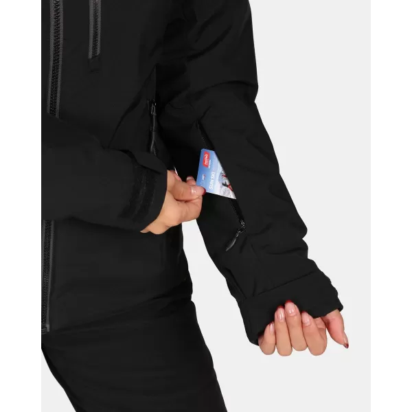  Női sídzseki KILPI FLIP-W ZL0110KI FEKETE 