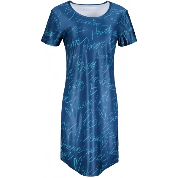  Női hosszabbított póló/prémium ruha ALTISPORT VOJ/ALW084SAT02 KÉK 