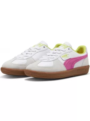 Férfi cipő PUMA PALERMO LTH 39646425 PUMA FEHÉR/FLURU RÓZSASZÍN KUTYA