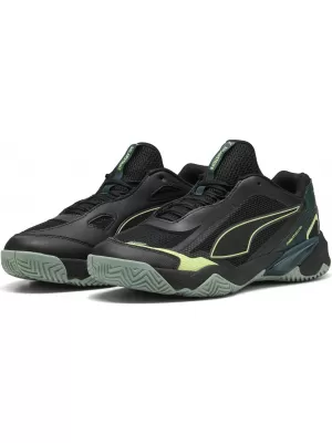 Csizma PUMA SOLARSTRIKE 4 10844601 FEKETE/ZÖLD/SZÉNSAVAS/MOHA
