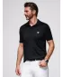Mens t -phirt gallérral OMBRE OM-POSS-0150 FEKETE