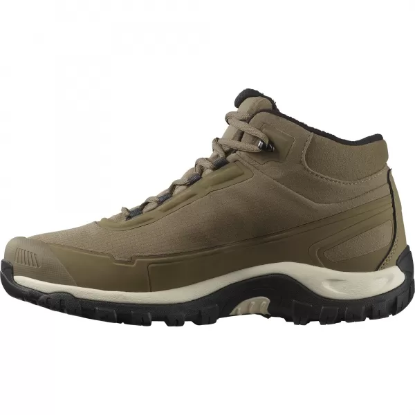  Férfi cipők SALOMON SHELTER WATERPROOF KŐSZÜRKE/FEKETE/ESŐS NAP 