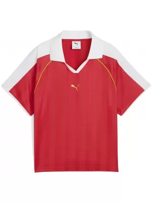 Női mez PUMA T7 RELAXED FOOTBALL JERSEY 63215711 MINDEN IDŐK PIROS
