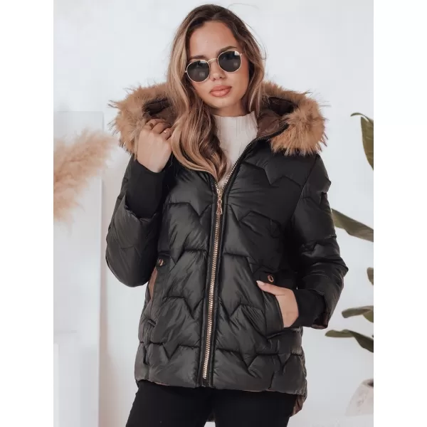  Női kabát DSTREET TY4999 FEKETE 
