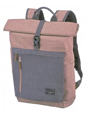 Hátizsák TRAVELITE BASICS ROLL-UP BACKPACK RÓZSA