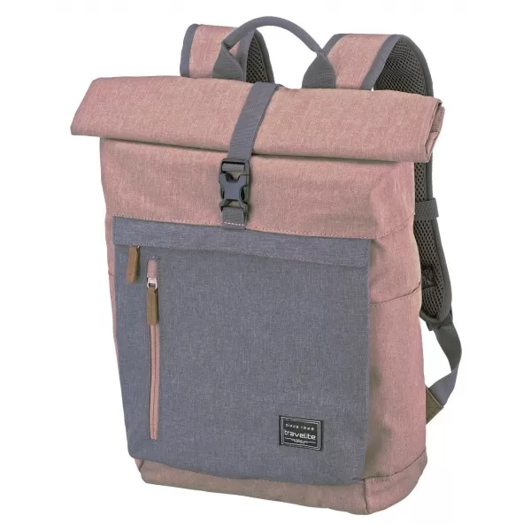  Hátizsák TRAVELITE BASICS ROLL-UP BACKPACK RÓZSA 