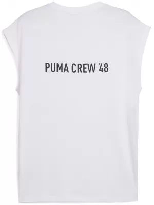 Ing PUMA M GRAPHIC CUTOFF TANK 52762002 PUMA FEHÉR