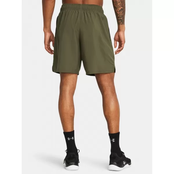 Férfi rövidnadrág UNDER ARMOUR UA WOVEN WDMK SHORTS 1383356-390 ZÖLD 