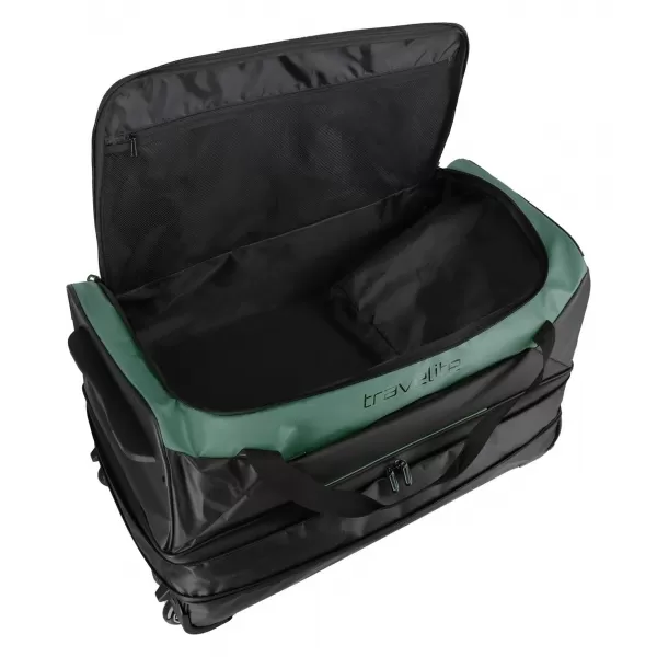  Táska TRAVELITE BASICS WHEELED DUFFLE EXP. FEKETE/ZÖLD 