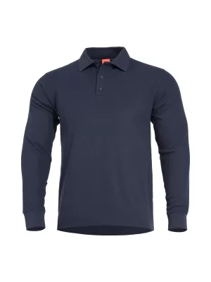 póló PENTAGON ANIKETOS LONG POLO K09013 SÖTÉTKÉK