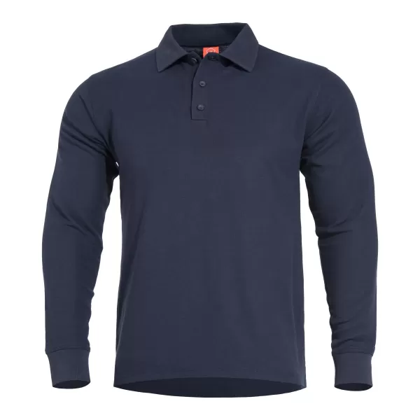  póló PENTAGON ANIKETOS LONG POLO K09013 SÖTÉTKÉK 