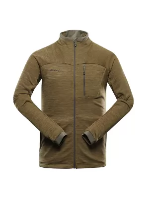 Férfi funkcionális pulóver ALPINE PRO ONNEC 3 ZÖLD