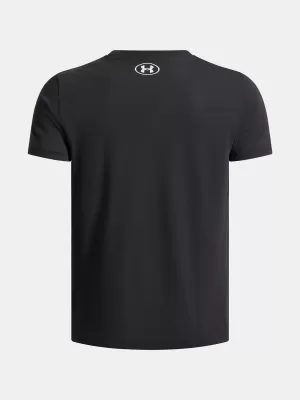 Fiú póló UNDER ARMOUR UA OVERLAY WM SS 6005069-001 FEKETE