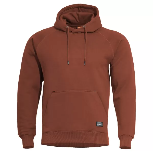  Pulóver PENTAGON PHAETON HOOD SWEATER K0902174 BARNA VÖRÖS 