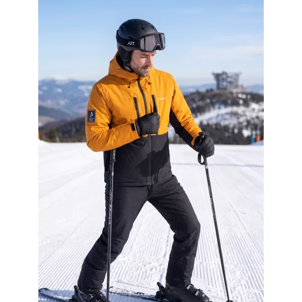  Férfi téli kabát ALTISPORT GALLANT MUSTÁR 