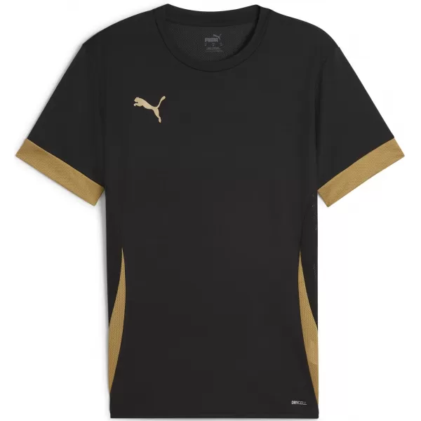  Férfi mez PUMA TEAMGOAL MATCHDAY JERSEY 705747_28 PUMA FEKETE/ARANY/MATT ARANY 