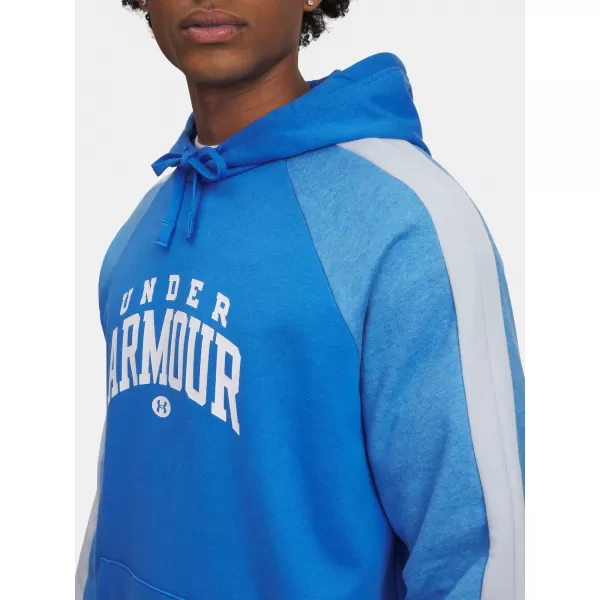  Férfi pulóver UNDER ARMOUR RIVAL FLC CB HOOD KÉK 
