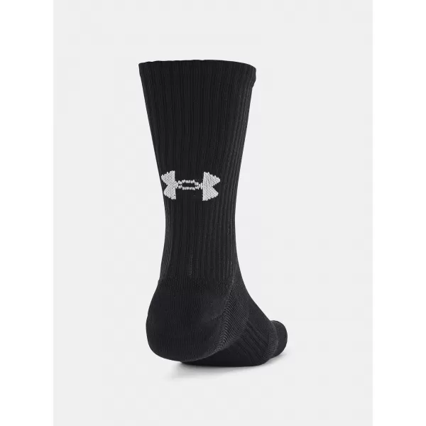  Zokni UNDER ARMOUR UNISEX UA TC 3PK CREW 1386311-001 FEKETE 
