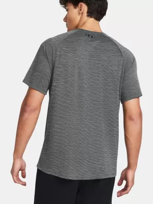 Férfi póló UNDER ARMOUR UA TECH TEXTURED SS 1382796-025 SZÜRKE