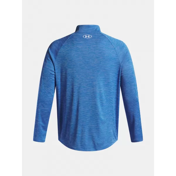  Férfi póló UNDER ARMOUR UA TECH TEXTURED 1/2 ZIP 1382797-402 KÉK 