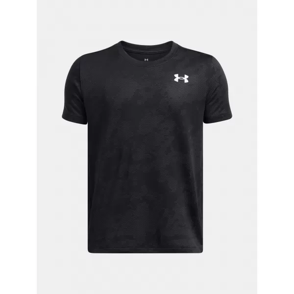  Fiú póló UNDER ARMOUR UA TECH VENT JCQRD SS 1390019-001 FEKETE 