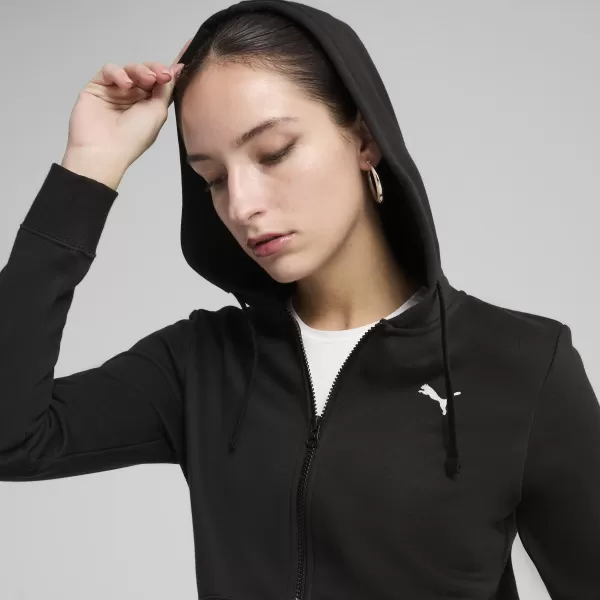  Női kabát PUMA ESS FULL-ZIP HOODIE FL 68240401 PUMA FEKETE 