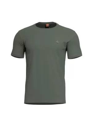 póló PENTAGON LEVANTES CREWNECK K09026 TEREPSZÍNŰ ZÖLD