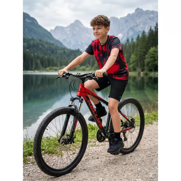  Gyermekfunkciós T -piró prémium ALTISPORT VOJ/ALK076TR01 PIROS -BLACK 