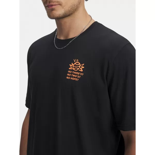  Férfi póló UNDER ARMOUR UA M 60/40S CAN'T HOOP SS 6003684-001 FEKETE 