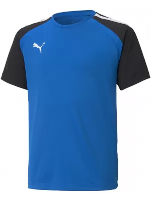 Gyermek mez PUMA TEAMPACER JERSEY JR 70492602 ELEKTROMOS KÉK / FEKETE / FEHÉR