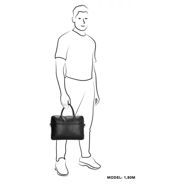  Táska BEAGLES MURCIA BUSINESS BAG FEKETE 