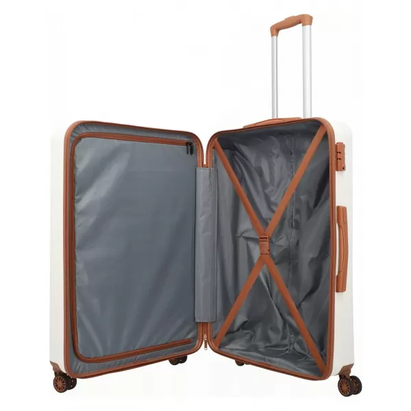 Bőrönd TRAVELITE BALI L FEHÉR/KONYAK 