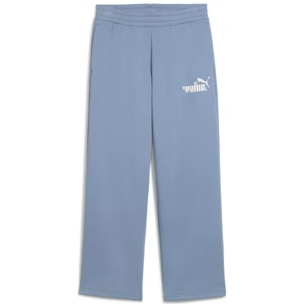  Hölgyek PUMA ESS NATURE 2 0 COMFORT LOGO STRAIGHT PANTS FL OP 68808134 HŰVÖS KÉK 