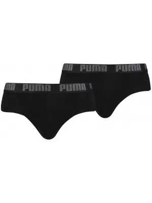 Férfi rövidnadrág PUMA BASIC BRIEF 2P 88910006 FEKETE/FEKETE