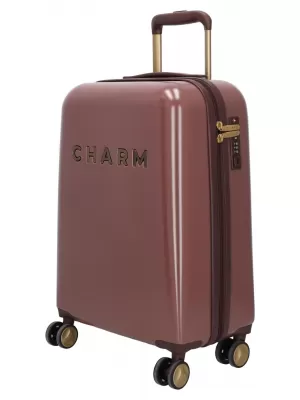 Bőrönd CHARM LONDON CAPETOWN S BURGUNDIA