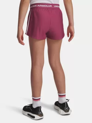Lány rövidnadrág UNDER ARMOUR G TECH PLAY UP SHORT 1390075-659 PIROS