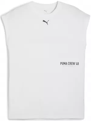 Ing PUMA M GRAPHIC CUTOFF TANK 52762002 PUMA FEHÉR