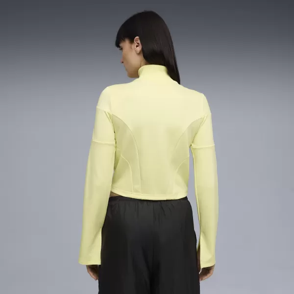  Női kabát PUMA DARE TO SLIM CROPPED TRACK JACKET 63214635 ARANY HOLD 