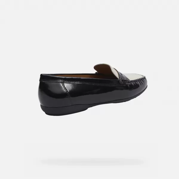  Női mokaszinok GEOX ANNYTAH MOC G000633 FEKETE 