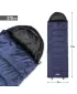 Hálózsák PENTAGON MAJOR SLEEPING BAG 370GR/M² D19002 ÉJFÉLKÉK
