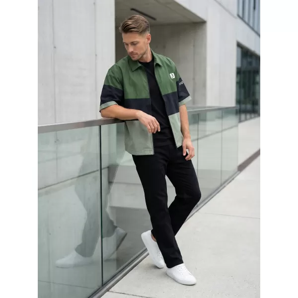  Prémium férfi ing ALTISPORT VOJ/ALM051KOS01 KHAKI 