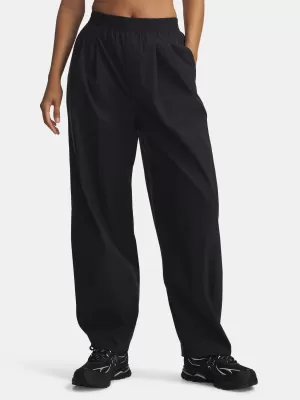 Női sportnadrág UNDER ARMOUR UA UNSTOPPABLE WVN PLEAT PT 6007027-001 FEKETE