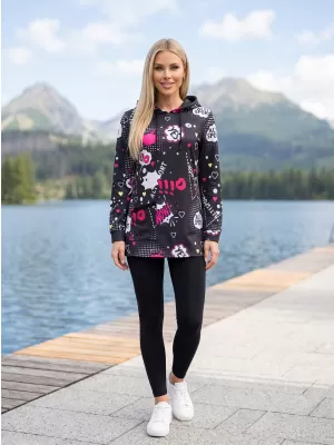 Női pulóver ALTISPORT GITA FEKETE