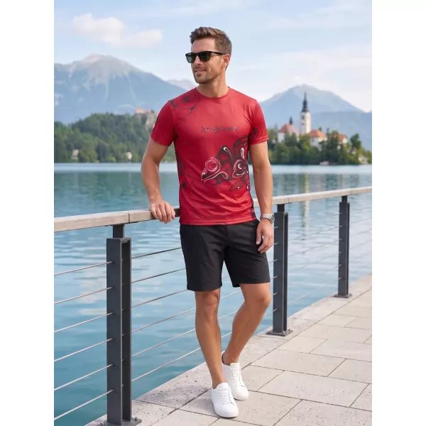  Prémium férfi szabadidő ing ALTISPORT VOJ/ALM122TR06 PIROS 