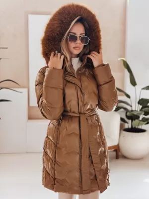 Női kabát DSTREET TY4925 KARAMELLA