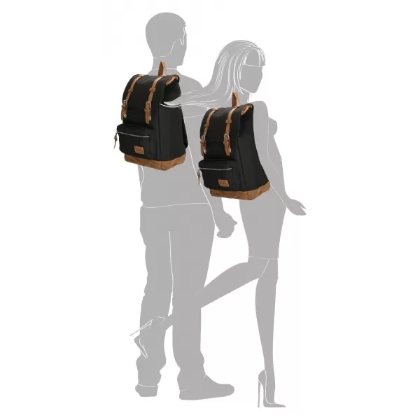  Hátizsák ENRICO BENETTI SANTIAGO 17 NOTEBOOK BACKPACK 23 L FEKETE 